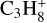 ${{\rm{C}}_3}{\rm{H}}_8^ + $