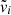 $ \tilde{v}_i $