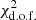 $ \chi^2_{\rm d.o.f.} $