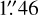 $\[1^{\prime\prime}_\cdot46\]$
