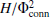 $ H/\Phi_{\mathrm{conn}}^2 $