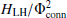 $ H_{\rm LH}/\Phi_{\mathrm{conn}}^2 $
