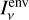 $\[I_{v}^{\text {env }}\]$