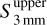 $S_{3{\rm{mm}}}^{{\rm{upper}}}$