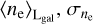 ${\left\langle {{n_{\rm{e}}}} \right\rangle _{{{\rm{L}}_{{\rm{gal}}}}}},{\sigma _{{n_{\rm{e}}}}}$
