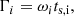 $$ \begin{aligned} \Gamma _i = \omega _i t_{\rm s,i}, \end{aligned} $$