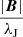 $ \frac{|\boldsymbol{B}|}{\lambda_{\mathrm{J}}} $