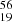 $ ^{56}_{19} $