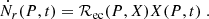 $$ \begin{aligned} \dot{N}_r(P, t) = \mathcal {R}_{\rm ec}(P, X) X(P,t) \;. \end{aligned} $$