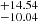 $ ^{+14.54}_{-10.04} $