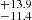 $ ^{+13.9}_{-11.4} $