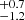 $ ^{+0.7}_{-1.2} $