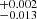 $ \substack{+0.002 \\ -0.013} $