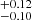 $ _{-0.10}^{+0.12} $