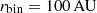 $ r_{\mathrm{bin}} = 100\rm\, AU $