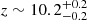 $ z\sim10.2^{+0.2}_{-0.2} $