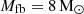 $ M_{\mathrm{fb}} = 8\rm\, M_\odot $