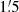 $ 1{{\overset{\prime}{.}}}5 $