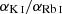$ \alpha_{\mathrm{K}\,\textsc{i}} / \alpha_{\mathrm{Rb}\,\textsc{i}} $