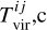 $T_{{\rm{vir}}}^{ij},{\rm{c}}$