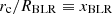 $ {r_\mathrm{c}/ R_\mathrm{{BLR}}}\equiv x_\mathrm{{BLR}} $