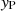 $ y_\mathrm{P} $