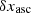 $ \delta x_{\rm asc} $