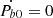 $ \dot{P_{b0}}=0 $
