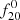 $ f_{20}^{0} $