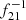 $ f_{21}^{-1} $