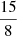 $ \frac{15}{8} $