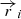 $ \overrightarrow{r}_i $