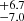 $ _{-7.0}^{+6.7} $
