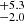 $ _{-2.0}^{+5.3} $