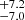$ _{-7.0}^{+7.2} $