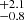 $ _{-0.8}^{+2.1} $