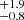 $ _{-0.8}^{+1.9} $
