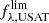 $ f_{\lambda,\mathrm{USAT}}^{\mathrm{lim}} $