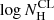 $ \log N^{\mathrm{CL}}_{\mathrm{H}} $