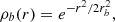 $$ \begin{aligned} \rho _b(r) = e^{-r^2/2r_b^2}, \end{aligned} $$