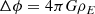 $$ \begin{aligned} \Delta \phi = 4\pi G \rho _E \end{aligned} $$