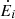 $ \dot{E}_i $