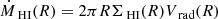 $$ \begin{aligned} \dot{M}_{\text{ HI}}(R) = 2\pi R\Sigma _{\text{ HI}}(R)V_{\text{ rad}}(R) \end{aligned} $$