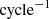 $ \:\rm{cycle^{-1}} $