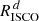 $ R_{\mathrm{ISCO}}^{\,d} $