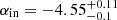 $ \alpha_{\mathrm{in}}=-4.55^{+0.11}_{-0.1} $