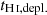 $ t_{{\mathrm{H}\,\textsc{i}},\mathrm{depl.}} $