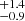$ ^{+1.4}_{-0.9} $