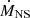 $ \dot{M}_{\mathrm{NS}} $