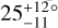 $25_{ - 11}^{ + 12}^\circ $